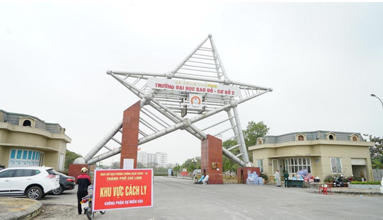 Cận cảnh thi công bệnh viện Dã chiến Hải Dương số 3