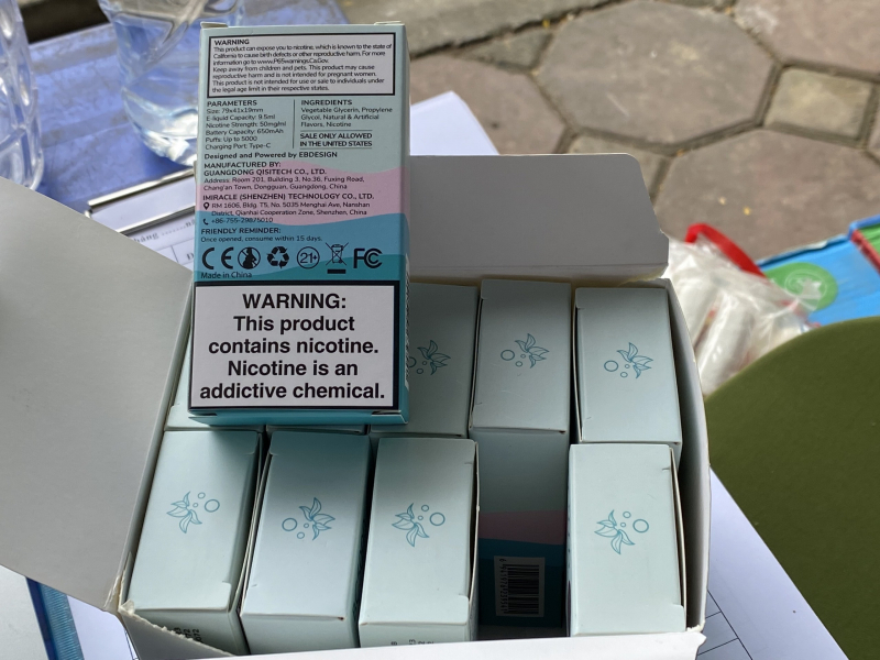 Các sản phẩm có dấu hiệu vi phạm bị phát hiện, thu giữ tại hiện trường