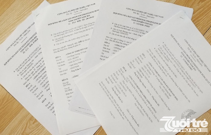 Hợp đồng Công ty Cổ phần lọc hóa dầu Bình Sơn ký 03 năm với OPEC; Cty CP hóa chất nhựa Đà Nẵng; Cty CPTM Dịch vụ Dầu miền Trung và Cty DMC.