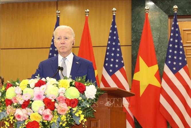 Phát biểu của Tổng thống Hoa Kỳ Joe Biden với báo chí sau Hội đàm với Tổng Bí thư Nguyễn Phú Trọng