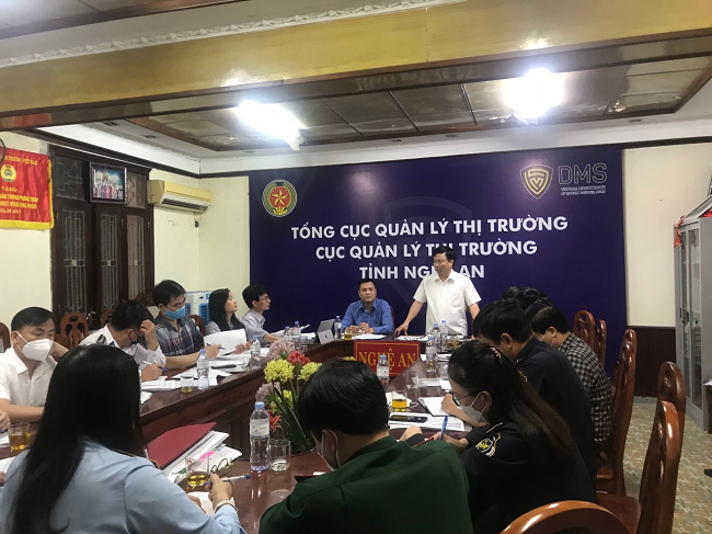 Cục quản lý thị trường Nghệ An tăng cường hoạt động thanh tra, kiểm soát thị trường Quý I - 2022