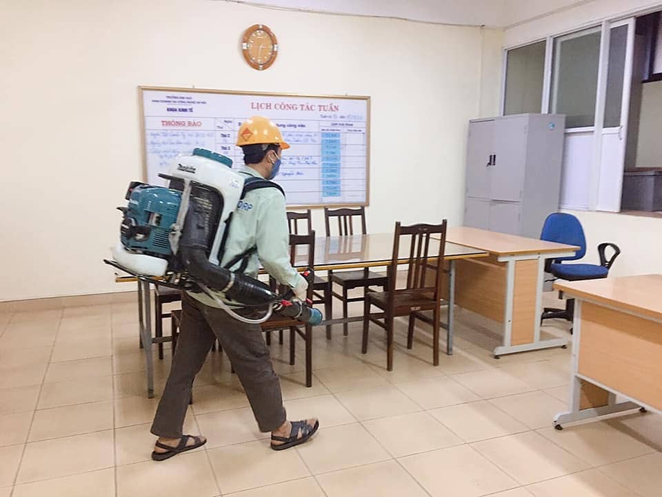 Trường Đại học Kinh doanh và Công nghệ Hà Nội chuẩn bị công tác phòng dịch bệnh viêm phổi cấp nCov