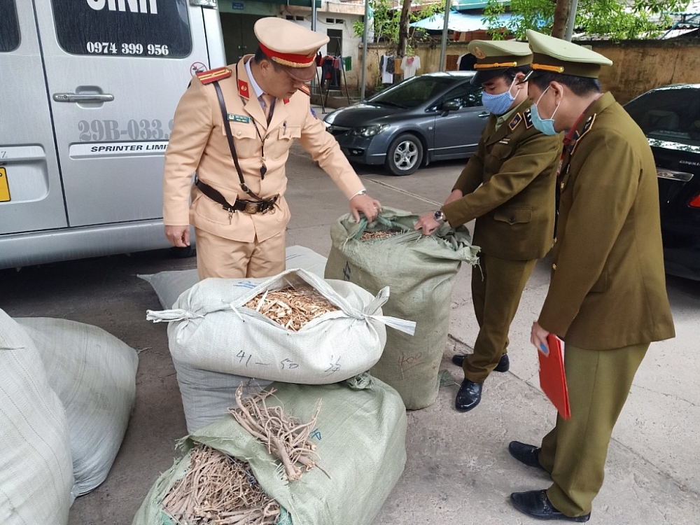 Lạng Sơn: Thu giữ gần 1 tấn nguyên liệu thuốc bắc không rõ nguồn gốc
